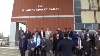 İslahiye Adliyesi'de Savcı Kiraz İçin Saygı Duruşu