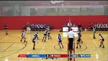 SCtop10 #2 Macy Willoughby AMAZING volleyball kick save that leads to a point - YouTube