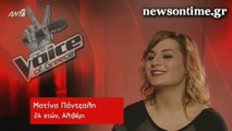 newsontime.gr - The Voice 2 «Blind Auditions»  ΜΑΤΙΝΑ ΠΑΝΤΖΑΛΗ