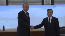 Cumhurbaşkanı Erdoğan-Anayasa Mahkemesi Başkanı Arslan