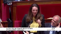 Le fou rire de Valérie Boyer à l'Assemblée nationale