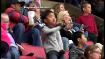 Funny Kid Steals The Show Dancing Uptown Funk During Hockey Game