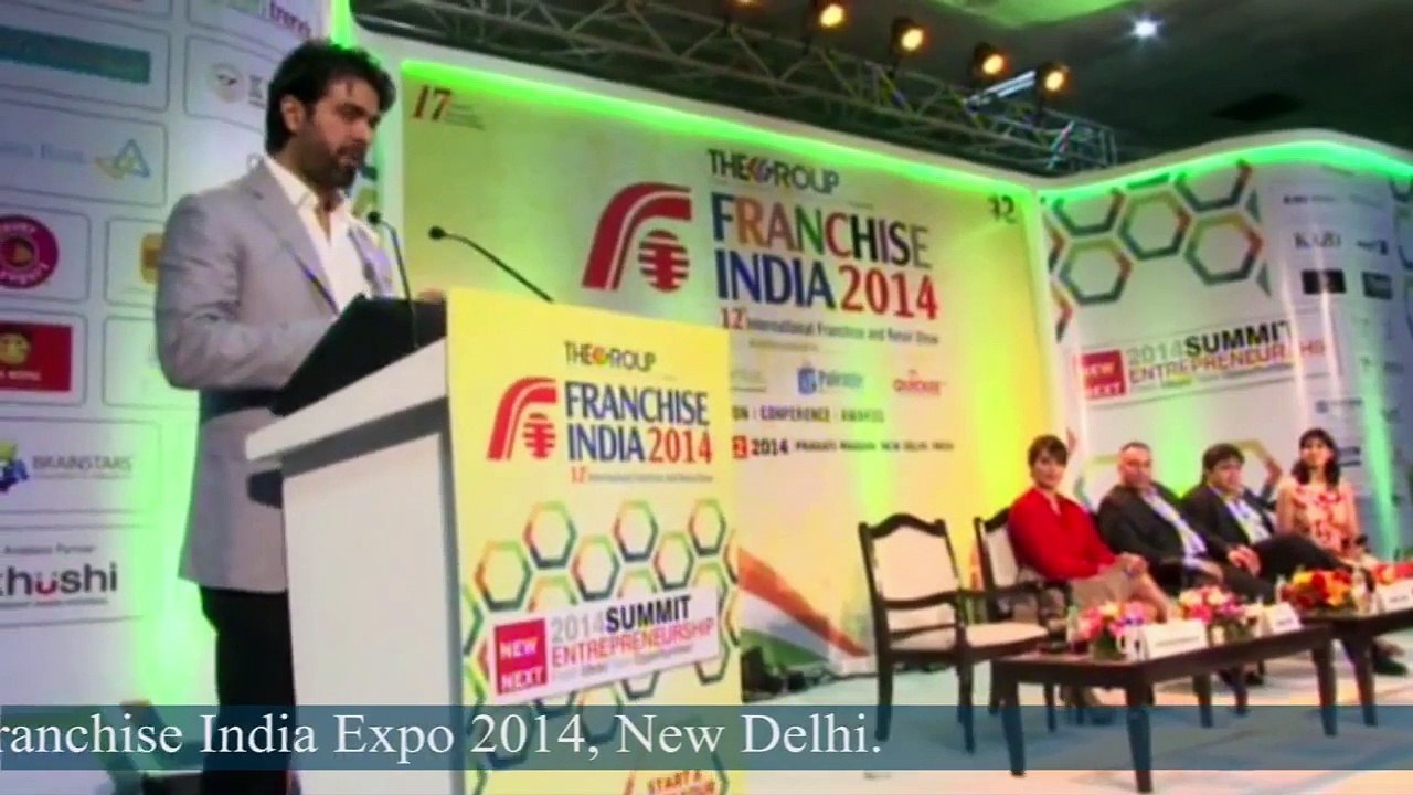Kashiff Khan appreciated by Harman Baweja at Franchise india Expo 2014
