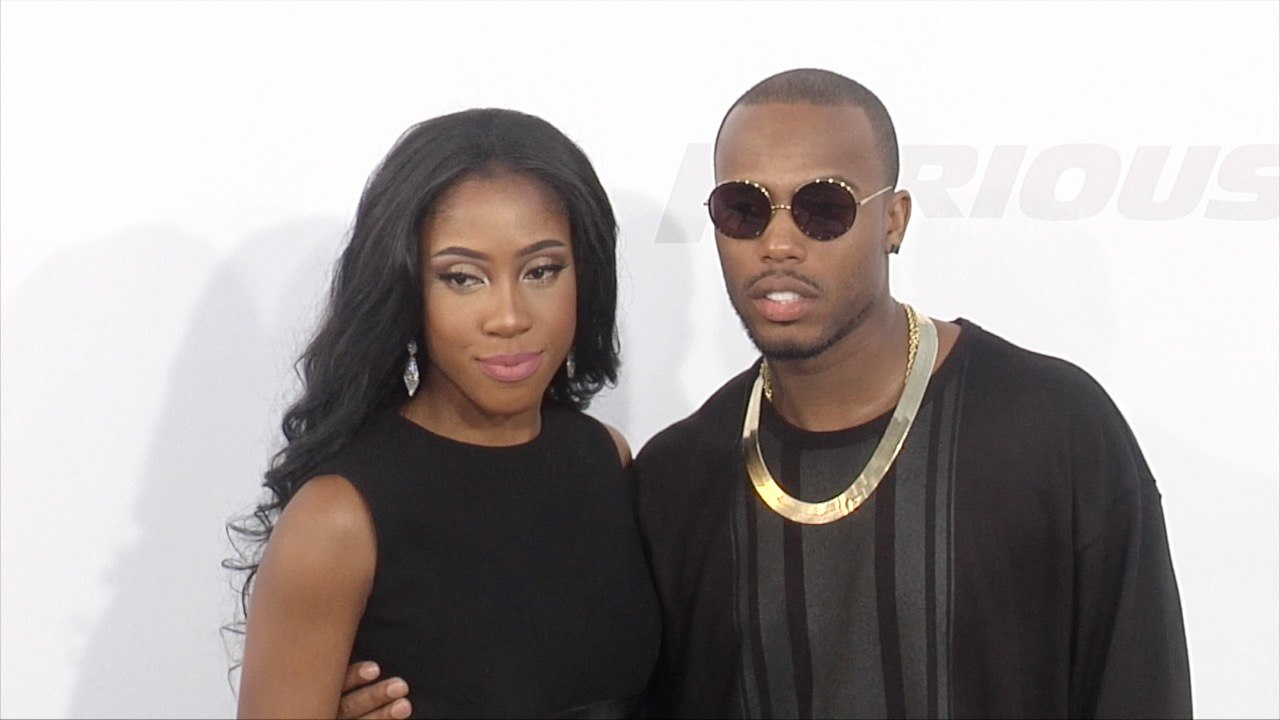 B.o.B & Sevyn Streeter "Furious 7" Los Angeles Premiere Arrivals