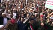 Yémen : manifestation houthiste à Sanaa contre les frappes aériennes