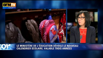 Nouveau calendrier scolaire: "le ministère a bien travaillé" pour la présidente de la PEEP