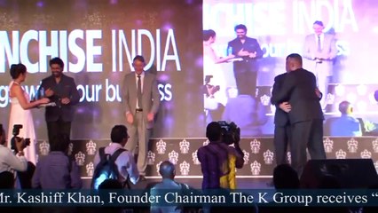 Kashiff Khan receives an award for “Business Face of the Year 2014” in New Delhi