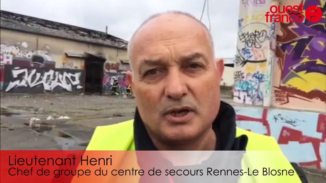 Incendie dans un bâtiment industriel à Chantepie