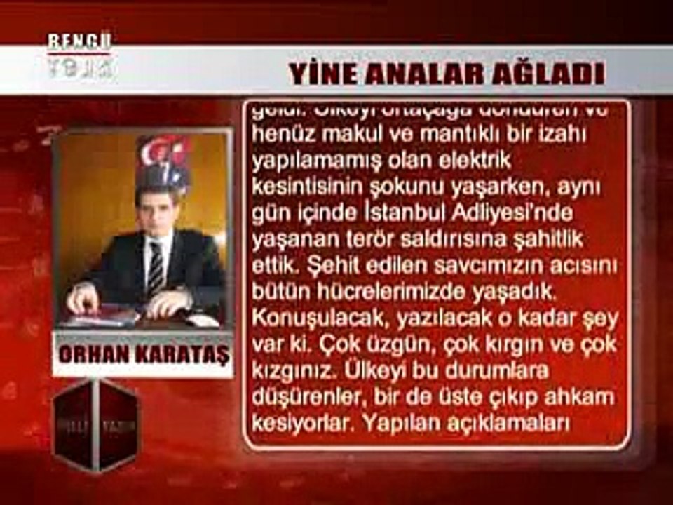 KÖŞELİ YAZILAR - ORHAN KARATAŞ 02.04.2015