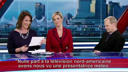 Une présentatrice enceinte répond aux lettres d'insultes