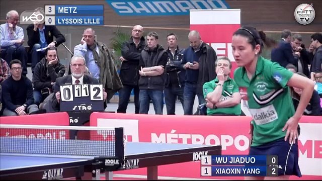 Championnat de France de tennis de table : Lys-lez-Lannoy - Metz (partie 2)