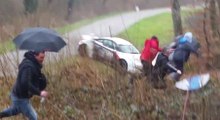 Par miracle une sortie de route au rallye de Franche-Comté ne fait aucun blessé