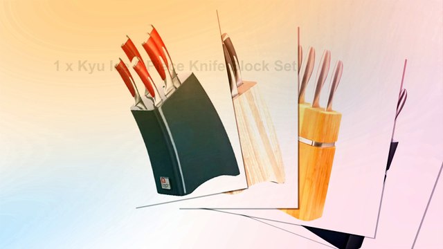 Richardson Sheffield 5-Piece Kyu Ice Knife Block Set