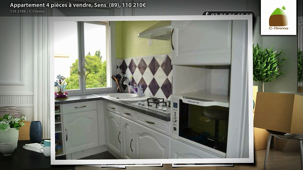 Appartement 4 pièces à vendre, Sens  (89), 110 210€