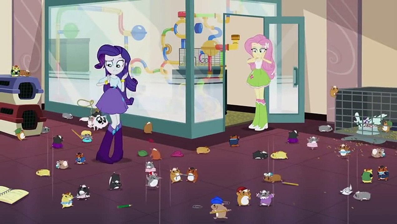 MLP- Equestria Girls - Rainbow Rocks - Cortos Animados [Corto 3]   Caos Roedor
