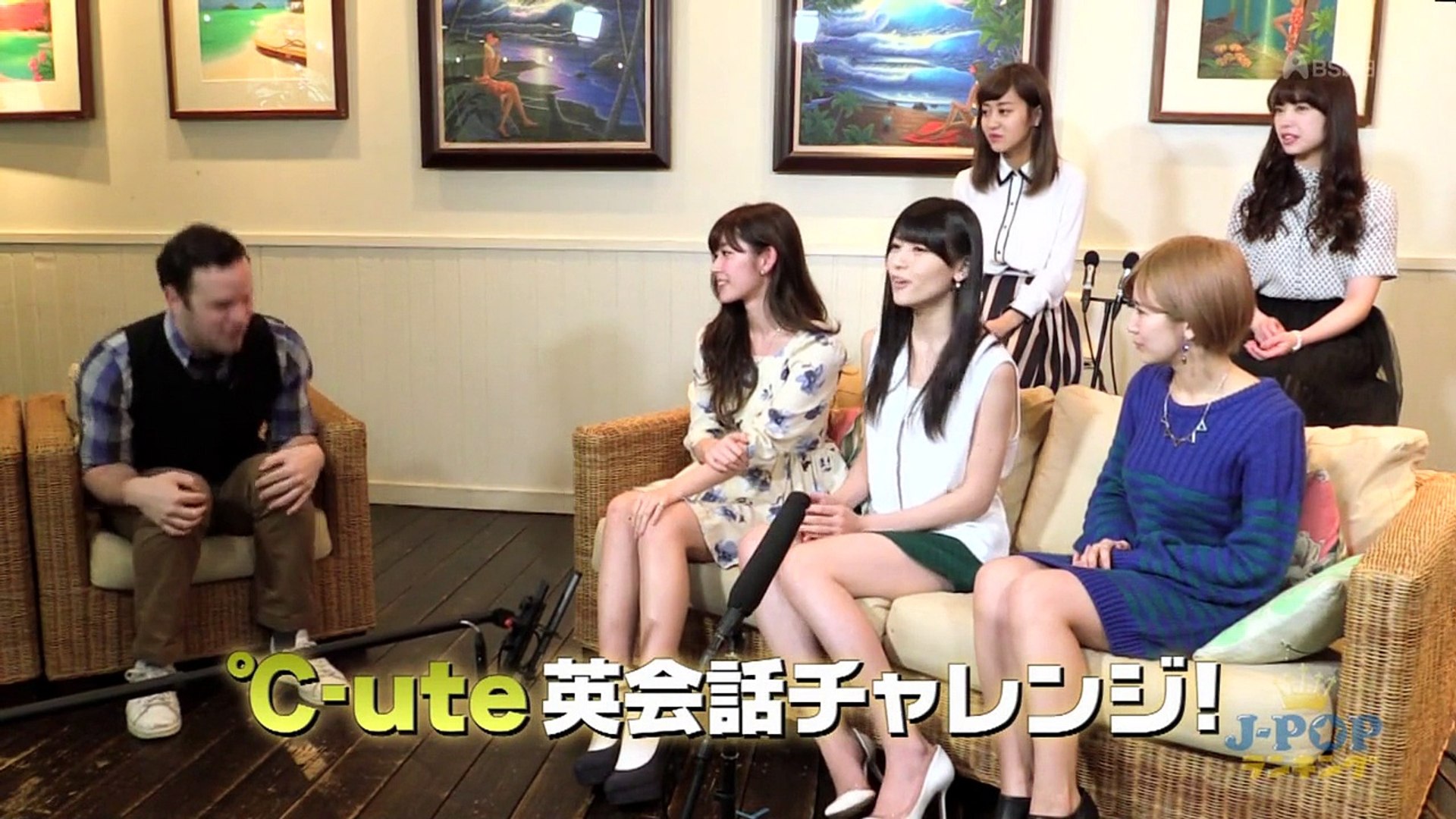 ⁣J-POP Ranking English conversation Challenge C-ute 150328