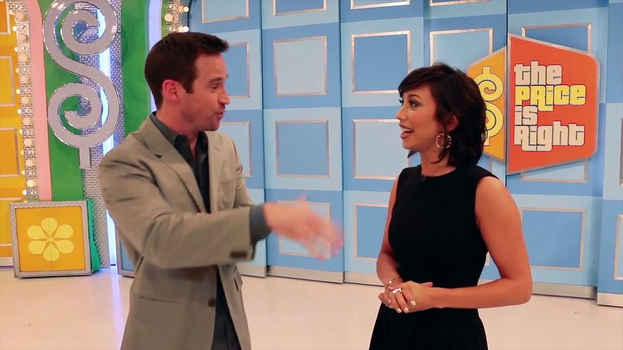 The Price Is Right - Mike Richards chats with Cheryl Burke