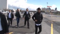 Fenerbahçeli Futbolcular Fuara Helikopter ile Gelip Gittiler