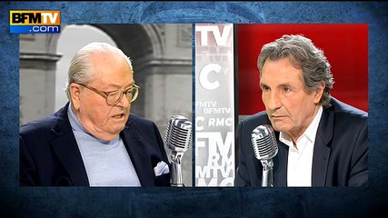 Jean-Marie Le Pen a "une divergence d'analyse assez sérieuse" avec sa fille