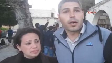 Bodrum Yunan Adası'ndaki Tarihi Türk Camiinde Kaçaklar Yangın Çıkardı Ek Görüntü