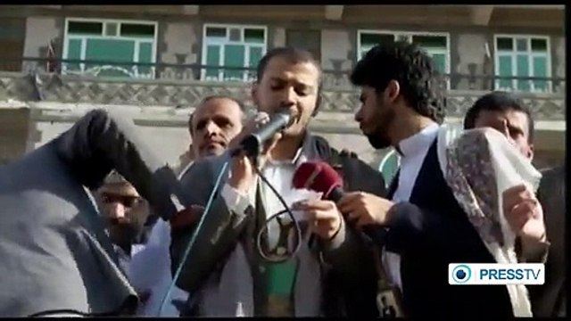 Yemenis take to streets to condemn Saudi aggression against their country