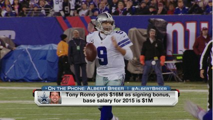 Why the Cowboys restructured Romo's contract?