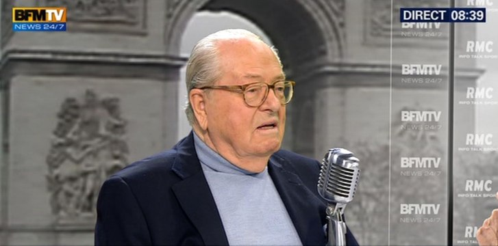 Jean-Marie Le Pen insulte un maire - ZAPPING ACTU DU 02/04/2015
