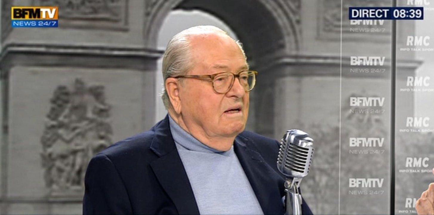 Jean-Marie Le Pen insulte un maire - ZAPPING ACTU DU 02/04/2015