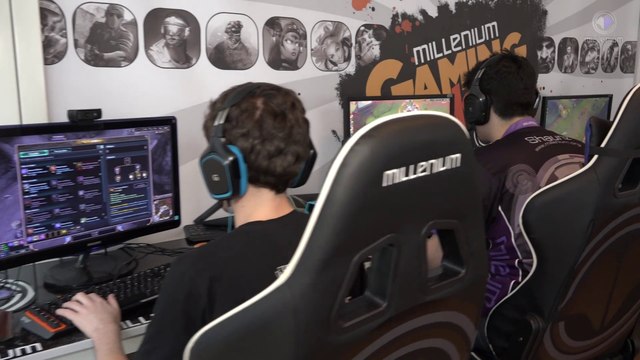 Bootcamp de l'équipe Millenium LoL avant la Gamers Assembly 2015