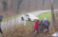 Sortie de route proche de la catastrophe au Rallye de Franche-Comté ne fait aucun blessé