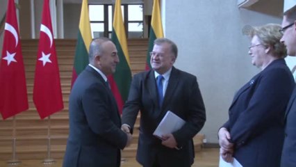 Çavuşoğlu, Litvanya Başbakanı Butkevicius ile Görüştü
