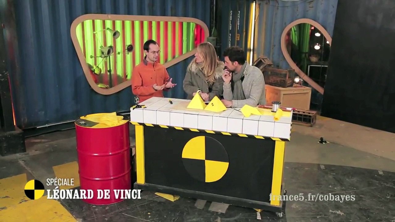 Fabrique le parachute de Léonard De Vinci