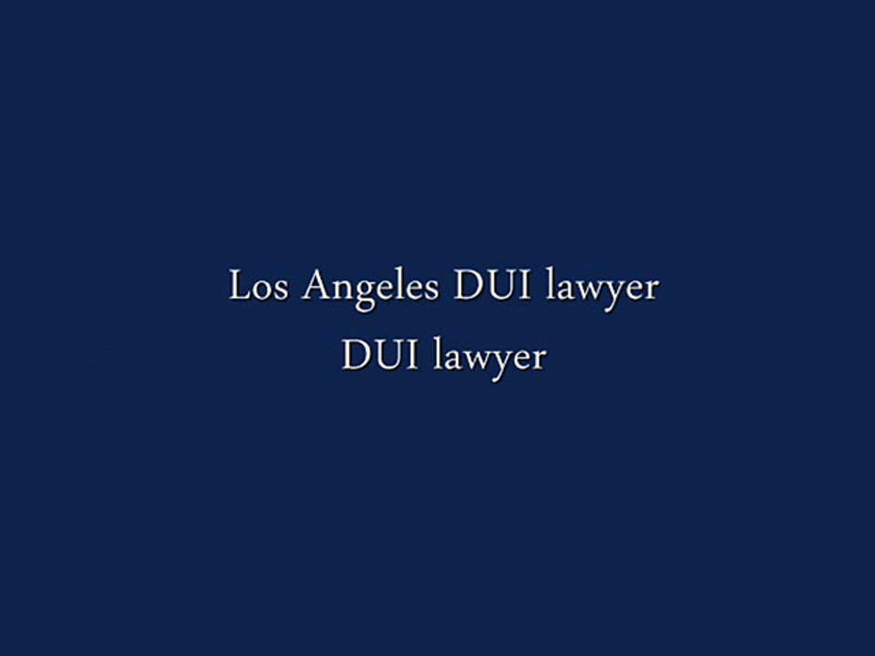 DUI lawyer