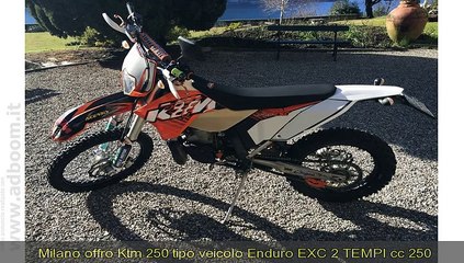 Download Video: MILANO, SESTO SAN GIOVANNI   KTM  250 TIPO VEICOLO ENDURO CC 250