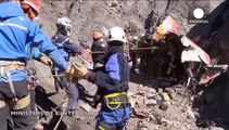 Encuentran la segunda caja negra del avión Germanwings que se estrelló en los Alpes franceses con 150 personas a bordo