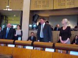 Oise/Beauvais : Edouard Courtial  ovationné après son élection