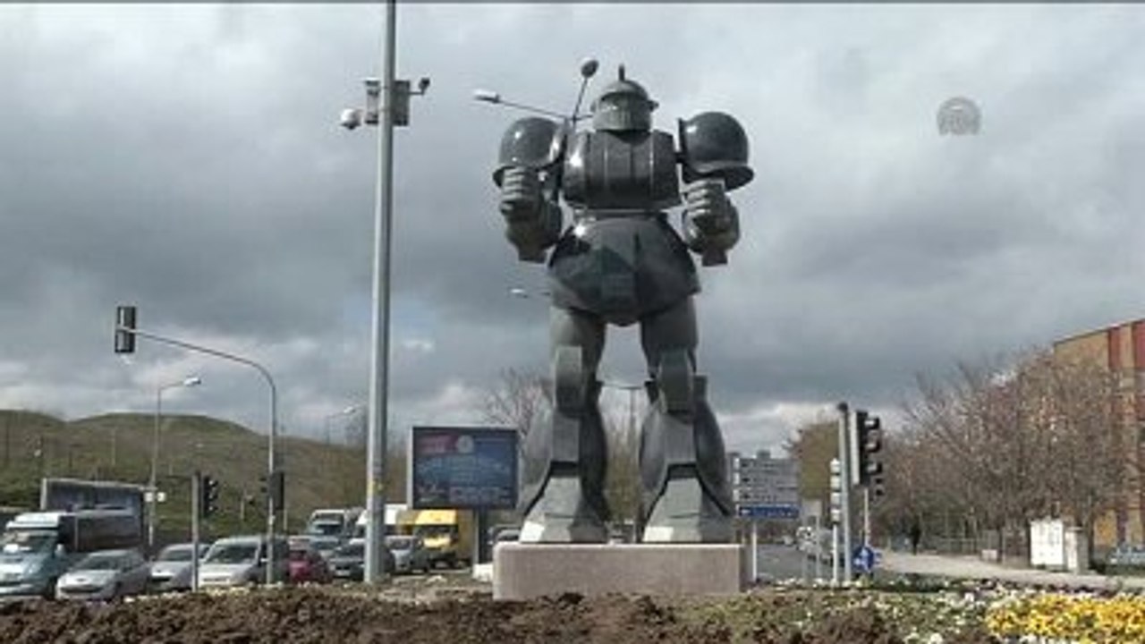 Ankapark'a "Otorobot" Heykeli