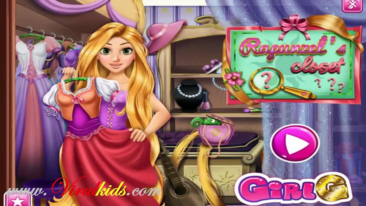 Princess Games - Rapunzel's Closet - Princess Rapunzel dress up game