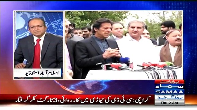 Nadeem Malik Live (Kya Imran Khan Karachi May Khel Jama Pain Gay ) - 2nd March 2015
