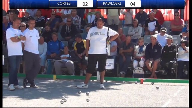 Mondial de Millau 2014 : huitième doublette Cortes vs Pawlowski