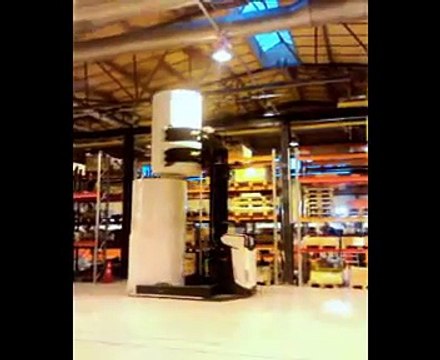 Cascade Paper Roll Clamp, PRC on AGV, Automated Guided Vehicle