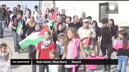 8-year-old Palestinian girl reports on West Bank conflict - no comment