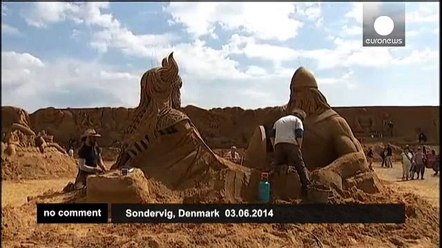 12th International Sand Sculpture festival in Denmark - no comment