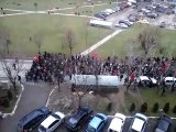 The protest against Jabllanovic in Pristina - Protesta kunder Jabllanoviqit ne Prishtine