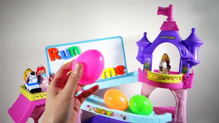 Fisher-Price Little People Disney Princess Klip Klop Stable - Sight Word with Surprise Eggs #2