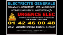 ELECTRICIEN SUR PARIS 14 75014 DEPANNAGE IMMEDIAT
