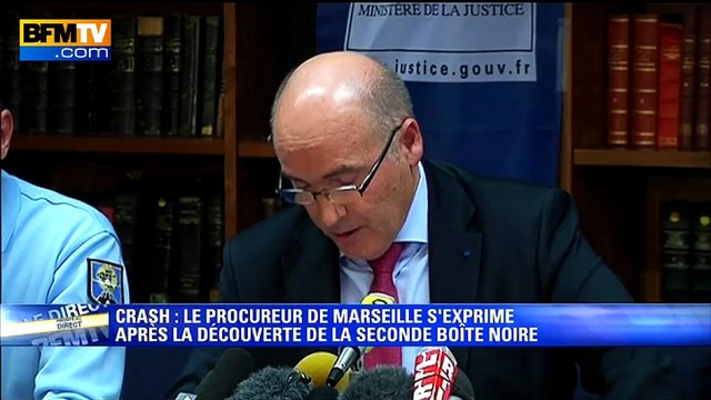 La 2e boîte noire du Crash de l'A320 laisse espérer une exploitation , selon procureur