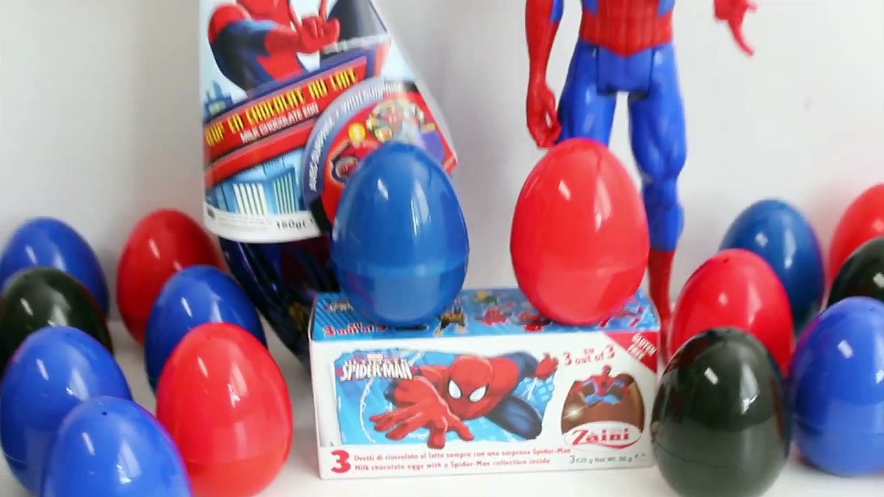 Spiderman Egg Giant Easter Egg Spider-Man Surprise Eggs Hombre Araña Huevos Sorpresa Toys Unboxing