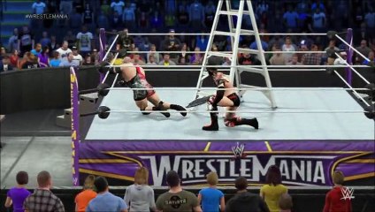 Wrestlemania 31 part 1 [Finn Bàlor vs Ryback - Money in the Bank TLC Match]