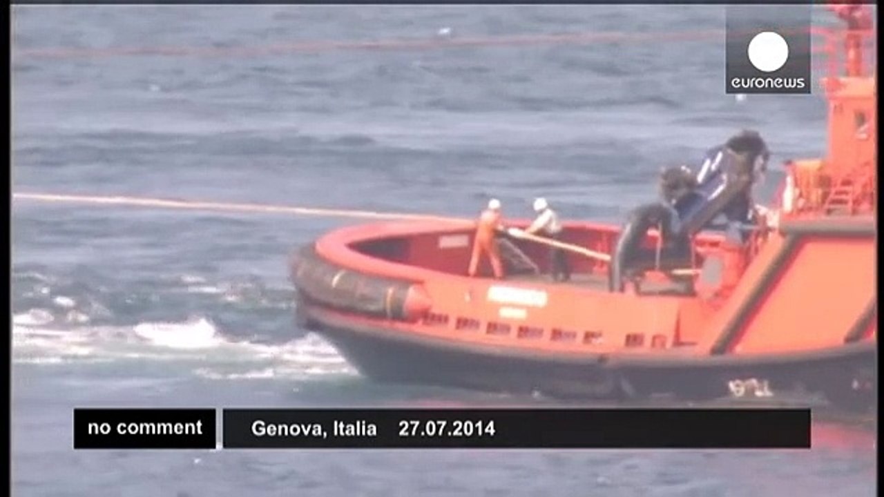 Costa Concordia wreck reaches Genoa - no comment